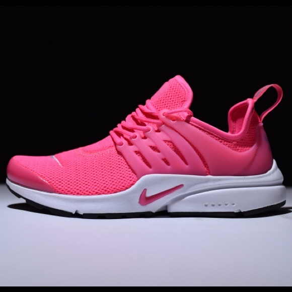 neon pink nike presto